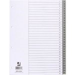Q-CONNECT bílo-šedý, plastový, A4, 1 - 31 – Zboží Živě
