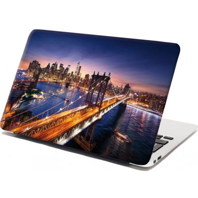 Sablio Samolepka na notebook Most v New Yorku - 29x20 cm – Zboží Živě