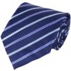 Kravata Modro modrá kravata Pruhy