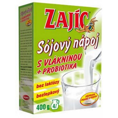 Mogador Sójový nápoj Zajíc s vlákninou 400 g – Zbozi.Blesk.cz