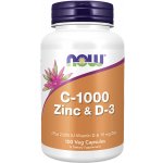 Now Foods C-1000 Zinc D-3 100 veg kapslí – Hledejceny.cz