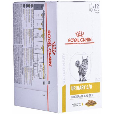 Royal Canin VD Cat Urinary S/O Moderate Calorie 12 x 85 g – Sleviste.cz