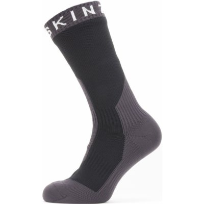 SealSkinz Nepromokavé ponožky Stanfield černá/šedá – Zboží Mobilmania