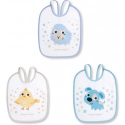 Canpol babies Bryndák froté/PVC Bunny & Company (3ks)