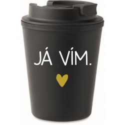 Giftela JÁ VÍM. . černý termohrnek 300 ml