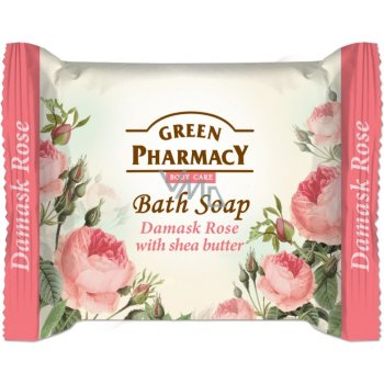 Green Pharmacy mýdlo Damašská růže s bambusovým máslem 100 g