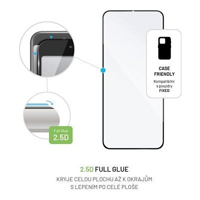 FIXED Full Cover 2,5D Tempered Glass for Honor X6a, black FIXGFA-1227-BK