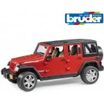 Bruder 2525 JEEP WRANGLER Rubicon červená – Zbozi.Blesk.cz