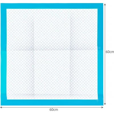 Purlov 21601 Tréninkové absorpční podložky pro psy 60 x 60 cm 100 ks – Sleviste.cz