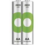 GP ReCyko AA 2600 mAh 2ks AB121GPNAAP2 – Zboží Živě