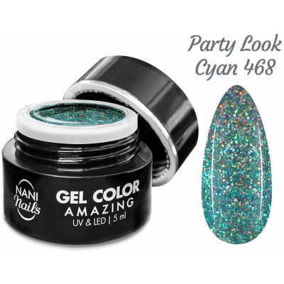 NANI UV gel Amazing Line Party Look Cyan 5 ml – Zboží Dáma