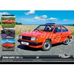Pohlednice č. 30 - ŠKODA RAPID 130 (1986) – Zboží Dáma