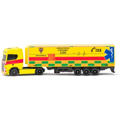 Maisto – kontejnerový návěs Scania 770S GOLEM EMS Česká republika 1:64 – Sleviste.cz