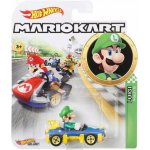 Toys Mario Kart Hot Wheels Diecast Vehicle Luigi 8 cm – Hledejceny.cz