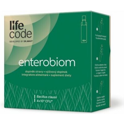 LifeCode by Dr. Max Enterobiom 4,5 ml x 10 ampulek – Hledejceny.cz