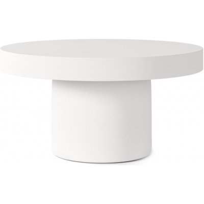Somcasacementový zahraní stolek Donato 80 cm Bílý – Hledejceny.cz
