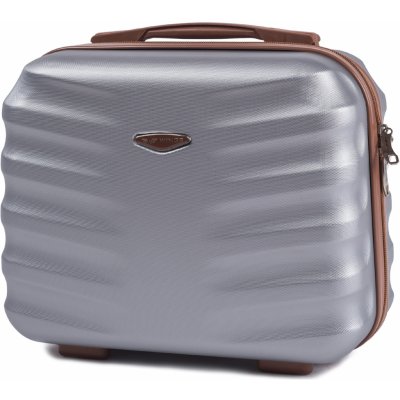 Wings Kosmetický kufr 402 stříbrný – Zboží Dáma