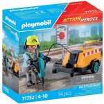 Playmobil 71752 Stavební dělník se sbíječkou – Zboží Dáma