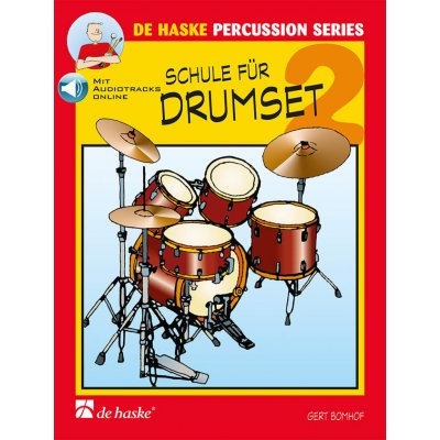 Schule für Drumset 2 + CD / Škola hry na bicí soupravu 2