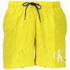 Koupací šortky, boardshorts Calvin Klein žlutá KM0KM00890