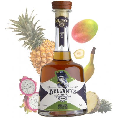 Bellamys Jamaica 2-4Y 43% 0,7 l (holá láhev)