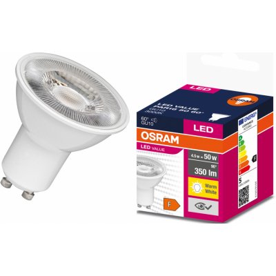 Osram 10x LED žárovka PARATHOM PAR16 GU10 4,5W = 50W 3000K 350lm 60° – Sleviste.cz
