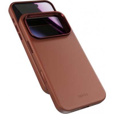 Epico Leather Mag+ Case iPhone 17 Pro Max - hnědá – Zboží Živě