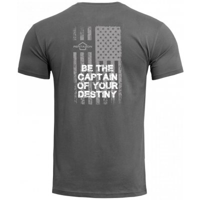 Tričko Pentagon Ageron American Flag Wolf Grey – Zboží Dáma