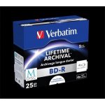 Verbatim BD-R 25GB 4x, M-Disc, printable, jewel, 5ks (43823) – Sleviste.cz