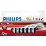 Philips Power Alkaline AA 12ks LR6P12W/10 – Zboží Mobilmania