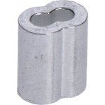 Hliníková lisovací spojka pro ø 2 mm lanko – Hledejceny.cz