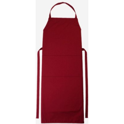 Cg Workwear Verona Dlouhá pracovní zástěra s laclem 00130-01 Cherry – Hledejceny.cz