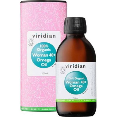 Viridian Woman 40+ Omega Oil Organic BIO olej pro ženy 40+ 200 ml – Hledejceny.cz