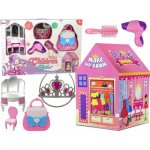 Lean Toys Princezna Stan pro děti Beauty Salon Růžové doplňky Crown – Hledejceny.cz