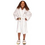 CurePink Dětský fleece župan Harry Potter: Hogwarts bílá – Zboží Dáma