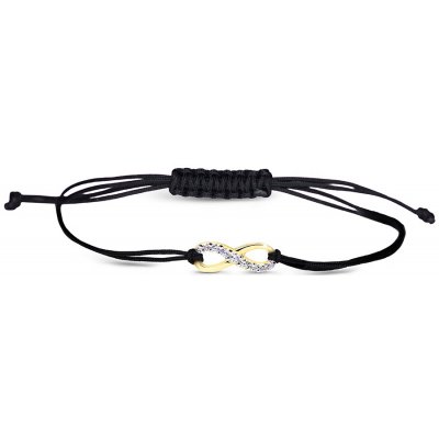 Cutie Jewellery gold Zlatý náramek na šňůrce Z60149N – Hledejceny.cz