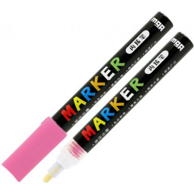 M&G Acrylic Marker 2 mm Pink S210 451265 – Zboží Mobilmania