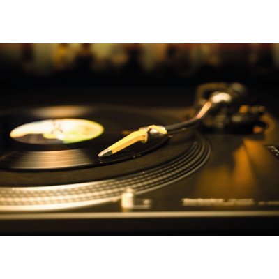 Komar 1-616 Obrazová fototapeta Vinyl Gramofon rozměry 184 x 127 cm
