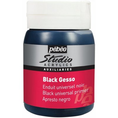 Univerzální černý akrylový šeps STUDIO GESSO PÉBÉO 500 ml – Hledejceny.cz