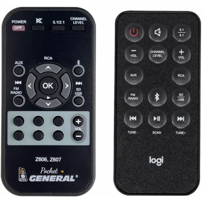 Dálkový ovladač General Logitech Z607 – Zbozi.Blesk.cz