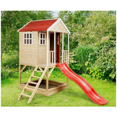 Wendi Toys Dřevěný domeček na chůdách Frog – Zboží Dáma