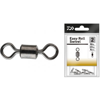 Daiwa Obratlík Easy Roll Swivel vel.6 30kg 10ks – Zboží Mobilmania