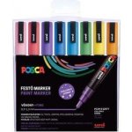 Uni Posca PC-3ML 8 třpytivých barev sada – Zboží Mobilmania