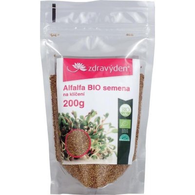 Zdravý den Alfalfa BIO semena na klíčení 200 g – Zboží Dáma