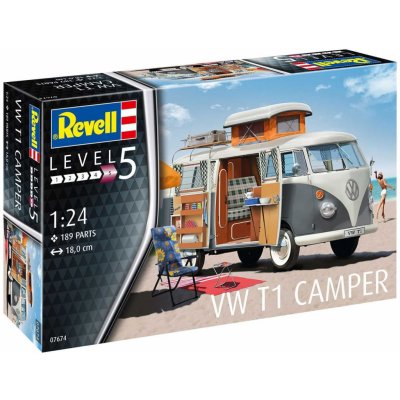 Revell VW T1 Camper 07674 1:24 – Zbozi.Blesk.cz