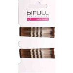 BIFULL Bifull Perka do vlasů 51mm - hnědé 18ks – Zboží Dáma