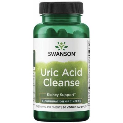 Swanson Uric Acid Cleanse 60 vegetariánská kapsle – Hledejceny.cz