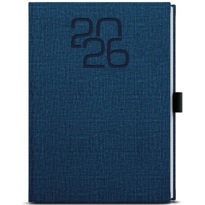 Baloušek Oskar Fabric A5 Týdenní 2026 modrá – Hledejceny.cz