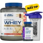 AKCE Applied Nutrition Critical Whey Protein 2000g + ZDARMA B Complex 90cps + Šejkr 700ml – Zboží Dáma