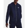 Pánská mikina Under Armour Essential Fleece Zip Midnight Navy/White